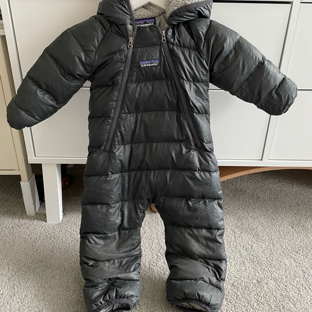 Patagonia feather bunting snowsuit
